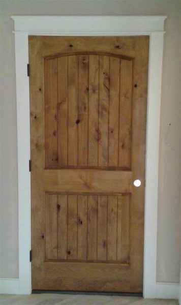 درب تمام چوب کاج اتاقی ، سازده انواع درب چوبی سفارشی 