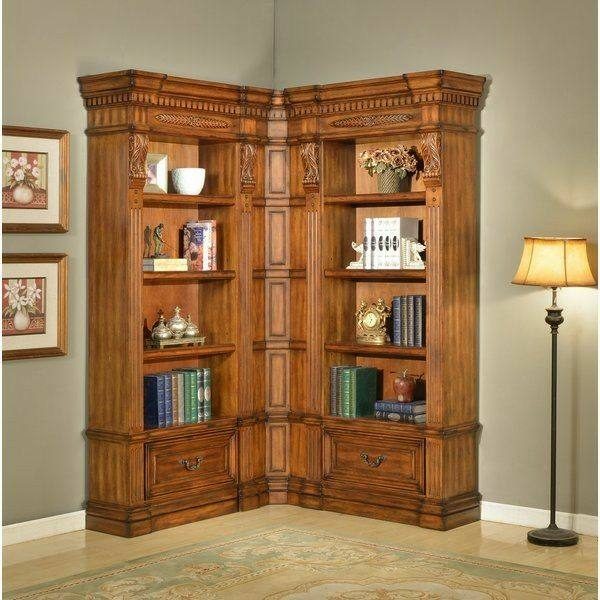 بوفه ویترین چوبی , قفسه و کمد چوبی ایستاده , کتابخانه لوکس تمام چوب