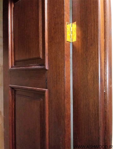 دکوراسیون لوکس چوب بلوط , درب چوبی