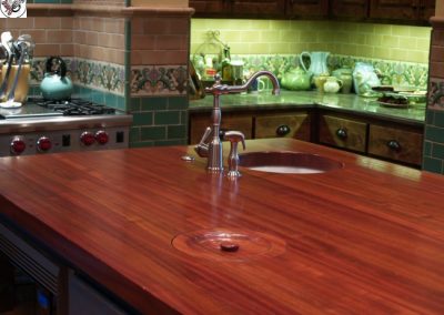 صفحه کابینت آشپزخانه چوب خالص , دکوراسیون آشپزخانه