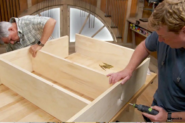 ساخت قفسه چوبی