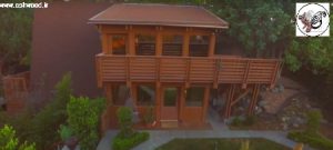 ساختمان ویلایی چوبی 