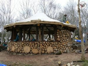 سقف خاص برای خانه های چوبی