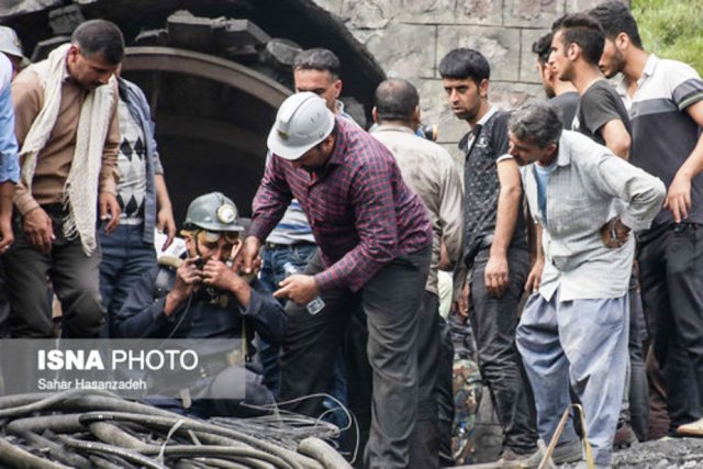 اخبار حوادث ؛ تصاویراز ریزش معدن در آزادشهر گلستان