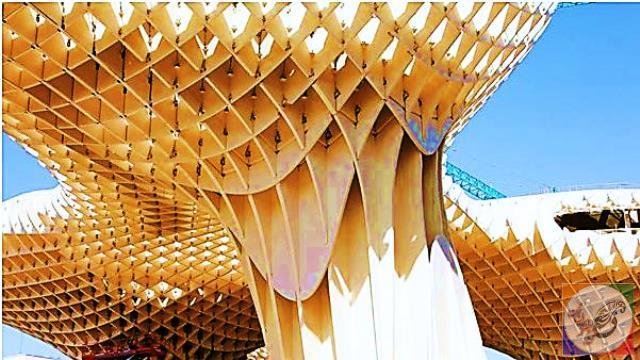 بزرگترین سازه چوبی الاچیق (سایبان ) جهان