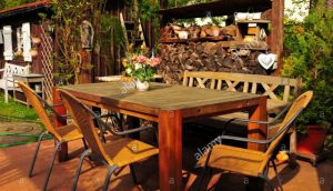 میز و صندلی باغی٬ میز و صندلی چوبی٬ نیمکت چوبی٬ میز و صندلی روستیک٬