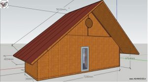 خانه های مثلثی ، شله و یا کلبه چوبی به نام شله ، خانه مثلثی ، شله ، خانه چوبی. طراحی و ساخت کلبه چوبی