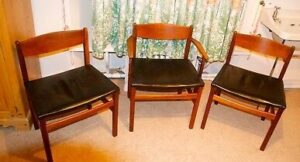 صندلی چوب راش رنگ عسلی تیره
