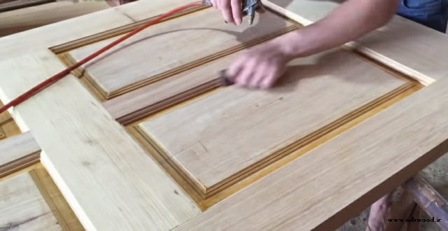 ساخت انواع درب تمام چوب سفارشی