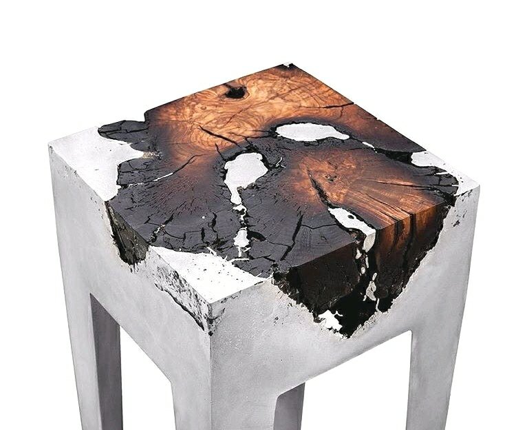 چهارپایه رزین پلی استر، دکوراسیون چوبی