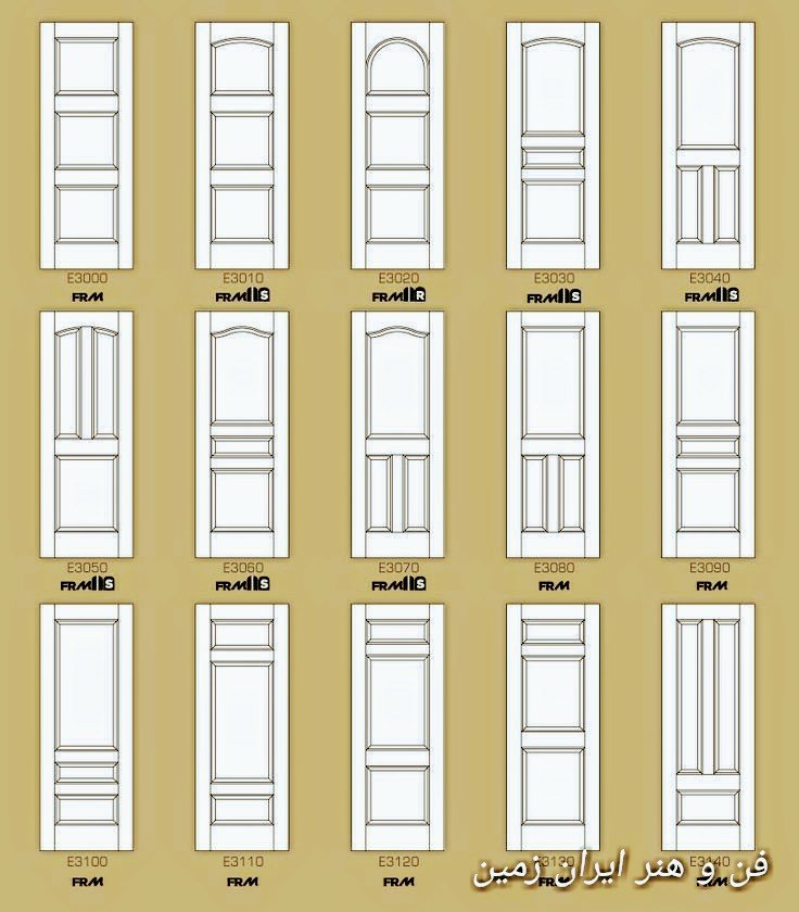 درب چوبی، درب اتاقی، درب های ورودی ساختمان و درب های داخلی. انواع مدل ها و تصاویر درب چوبی
