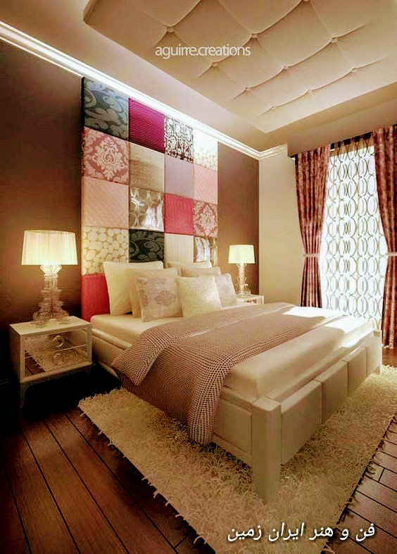 نمونه رنگ دکوراسیون و دیزاین اتاق خواب، پالت رنگ 2019 دکوراسیون داخلی منزل