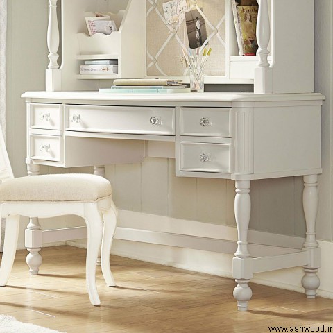 تخت خواب کلاسیک سفید با ظاهری شیک در دکوراسیون اتاق خواب بسیار تاثیرگذار هستند , سرویس خواب چوبی کلاسیک , تخت خواب ساده و شیک