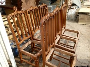 صندلی تمام چوب راش , ساخت صندلی چوبی طرح اسپانیایی