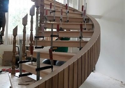 ساخت پله گرد چوبی , دکوراسیون چوبی , ایده های جالب پله