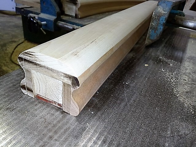 هندیل خمکاری شده چوب راش