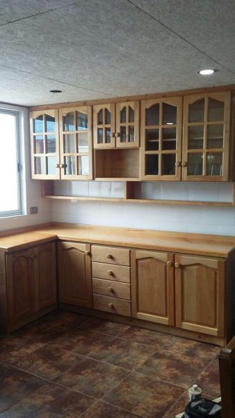 مدل های جدید کابینت آشپزخانه تمام چوب 