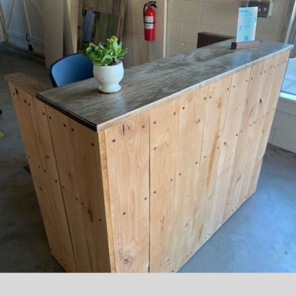 ایده های جالب و جدید میز کانتر و میز پذیرش چوبی با چوب و ام دی اف ، سازنده انواع میز چوبی کانتر