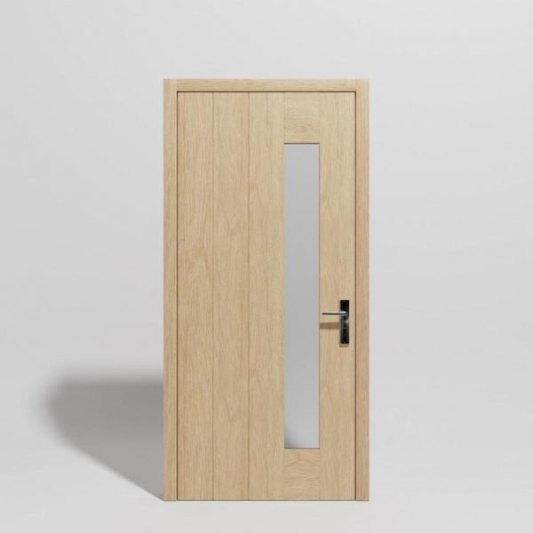 درب چوبی روکشی ، ایده و مدل درب چوبی ، چهارچوب ، ساخت درب ، درب اتاقی تمام چوب 