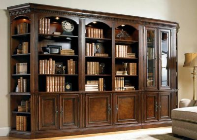 کمد تمام قفسه کتاب و کتابخانه چوبی , تمام چوب کلاسیک