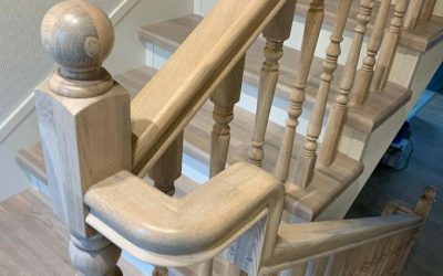 دسته نرده چوبی پله: زیبایی و امنیت در کنار هم