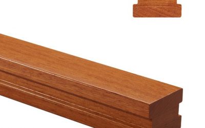 هندریل چوبی پله مدرن: