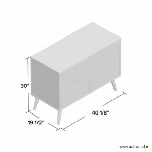 میز کنسول چوبی