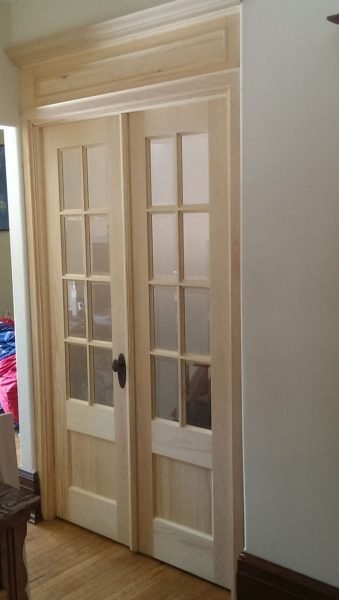 ایده و مدل درب چوبی ، چهارچوب ، ساخت درب ، درب اتاقی تمام چوب 