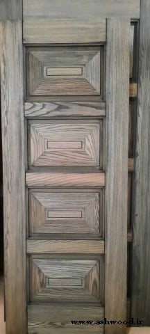 درب چوبی روکش بلوط , سبک کلاسیک 