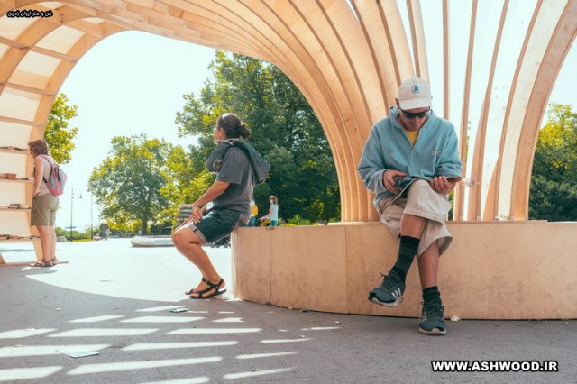 کتابخانه چوبی خیابانی ، ترویج کتابخوانی در شهر ساحلی
