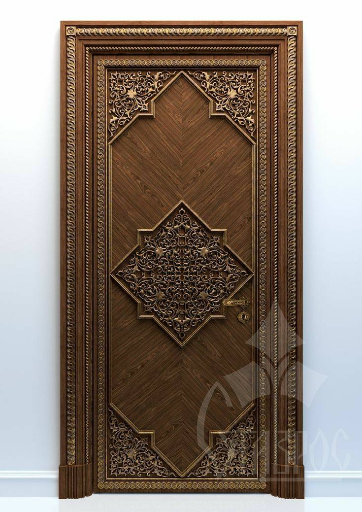 درب چوبی گره چینی , دکوراسیون سبک اسلامی ایرانی