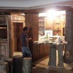 دکوراسیون آشپزخانه تمام چوب , سازگار با محیط زیست