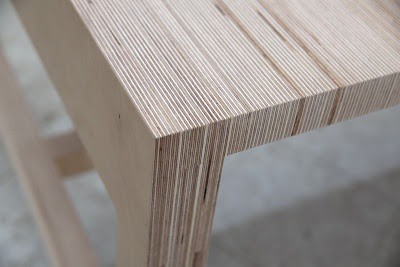 میز ساخته شده از ورق پلای وود ، دکوراسیون پلای وود
