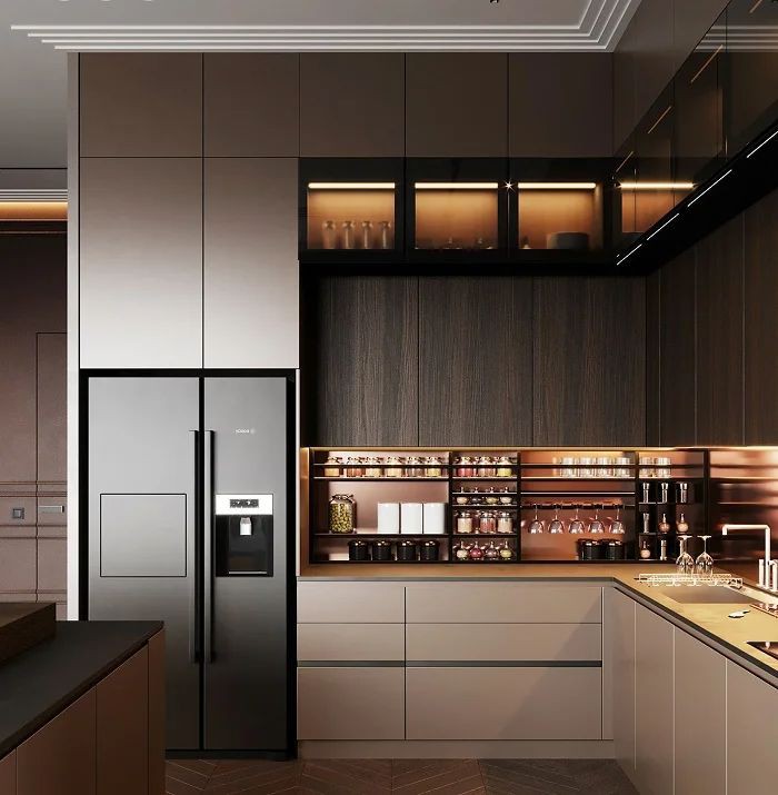 طراحی و ساخت کابینت آشپزخانه مدرن ، ایده های جالب دکوراسیون آشپزخانه 