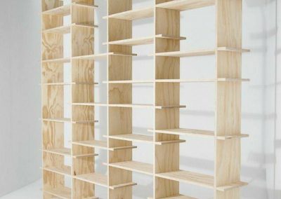 مدل کتابخانه چوبی