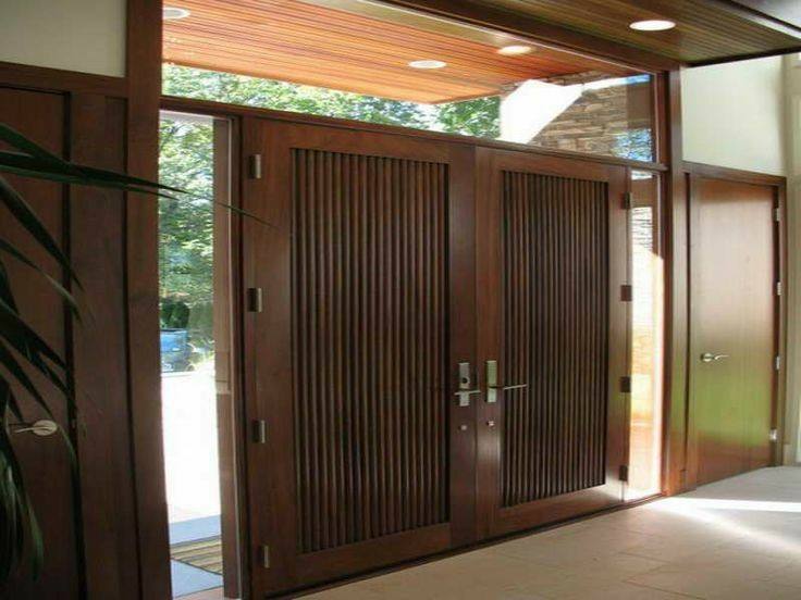 انواع سبک و مدل درب چوبی در دکوراسیون چوبی ساختمان, درب های چوبی مدرن و کلاسیک چوبی