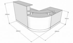 طراحی و ساخت میز کانتر , ایده و مدل میز لابی , میز پذیرش