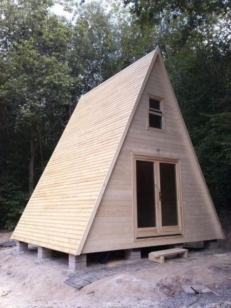 ایده هایی برای ساخت کلبه چوبی a frame 