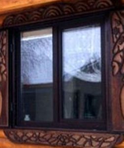 پنجره های چوبی