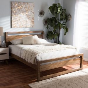 تخت خواب چوبی روستیک ، سازنده دکوراسیون چوبی روستیک