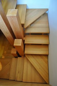 کف پله ام دی اف ، ساخت و براورد هزینه انواع پله چوبی