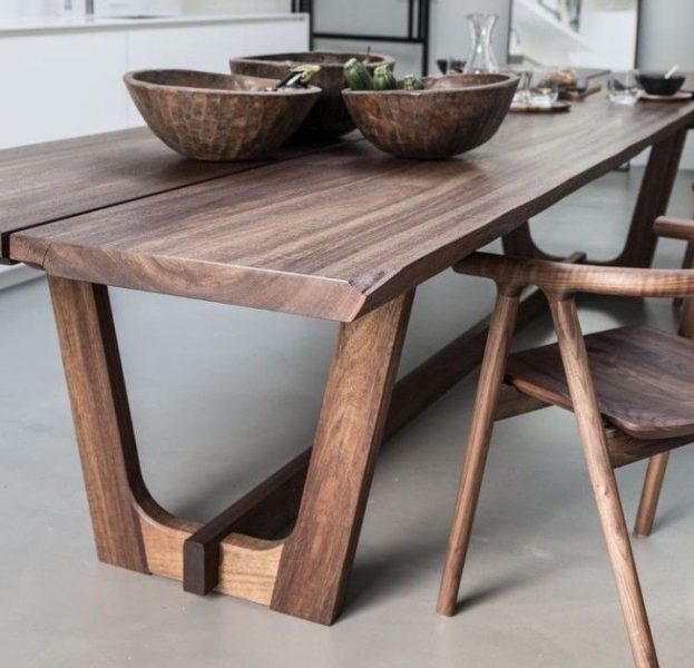 میز چوب گردو ، میز ناهارخوری آشپزخانه