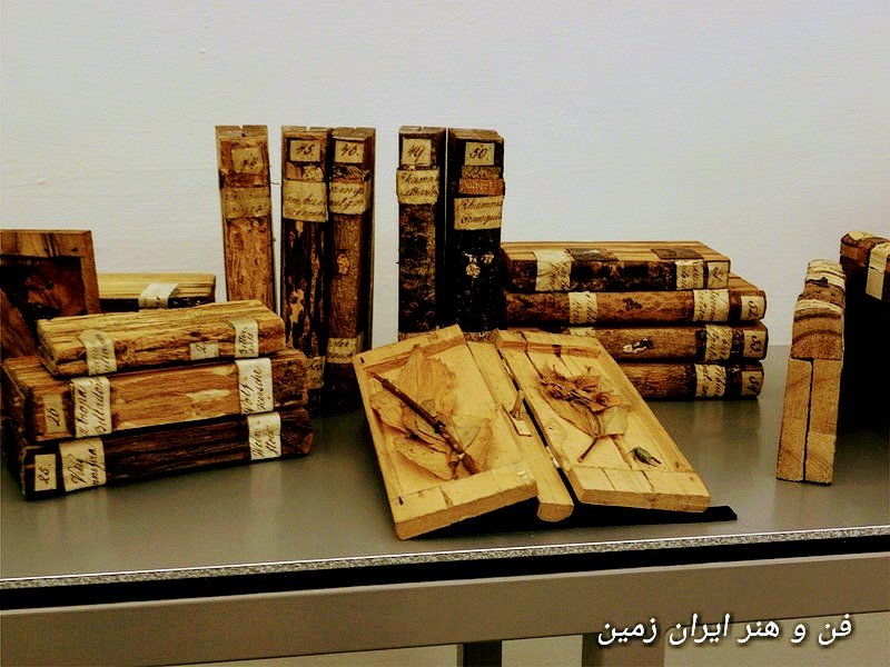 ایده ساخت کتابخانه چوبی
