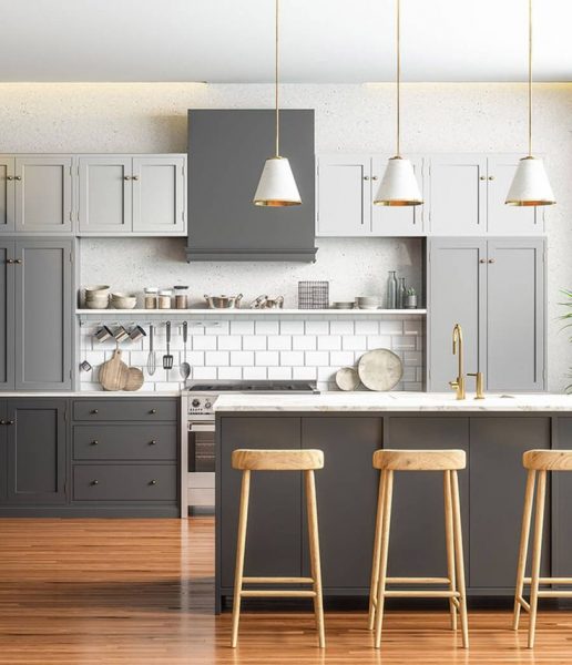 کابینت آشپزخانه دو رنگ ، معرفی سبک ها و تحولات در زمینه مد و دکوراسیون آشپزخانه 