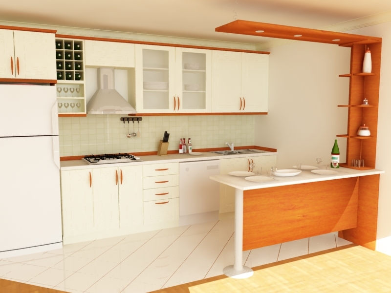 کابینت‌های جادار و مدرن آشپزخانه