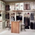 طراحی و ساخت کمد دیواری و اتاق کلوزت ، اتاق لباس ، ساخت دکوراسیون داخلی با ام دی اف