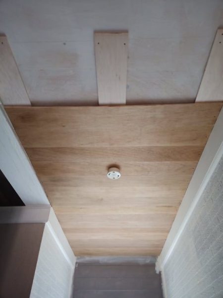 سقف کاذب چوبی آشپزخانه و پذیرایی