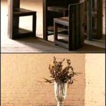 میز و صندلی چوبی کمجا , ایده زیبا برای دکوراسیون منزل