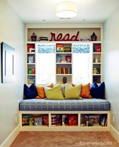 تخت خواب کتابخانه دار ایده ای عالی برای اتاق کودک محصل