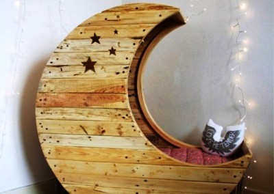 یک سازه چوبی زیبا ، ایده ای برای ساخت دکوراسیون داخلی اتاق کودک فوق العاده شیک و کاربردی